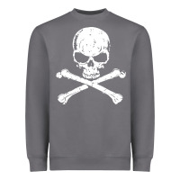 Pirates Adults Pirates Skull Crossbones Beard Heavyweight Sweatshirt | Teevron