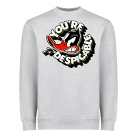 Heather Grey you're despicable Heavyweight Sweatshirt - artisFamous