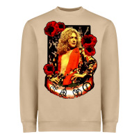 Mushroom vintage image robert plant Heavyweight Sweatshirt - artisFamous