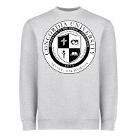 Heather Grey concordia university irvine Heavyweight Sweatshirt - artisFamous