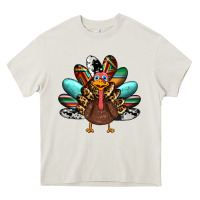 Cream thanksgiving turkey Heavy Core Tee - RanaPortraitStore