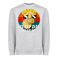 Heather Grey hump day Heavyweight Sweatshirt - artisFamous