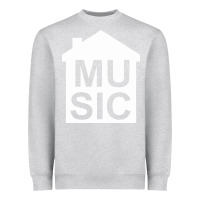 Heather Grey house music Heavyweight Sweatshirt - artisFamous