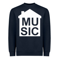 Navy house music Heavyweight Sweatshirt - artisFamous