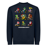 Navy mariokart Heavyweight Sweatshirt - artisFamous