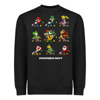 Black mariokart Heavyweight Sweatshirt - artisFamous