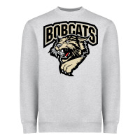 Heather Grey bismarck bobcats Heavyweight Sweatshirt - artisFamous