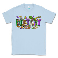 Dusty Blue dietary mardi gras Classic Tee - CowGirlArtShop