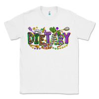 White dietary mardi gras Classic Tee - CowGirlArtShop