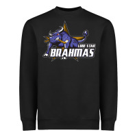 Black lone star brahmas Heavyweight Sweatshirt - artisFamous