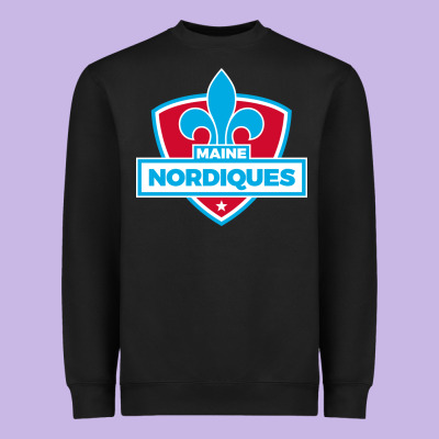 Maine Nordiques Heavyweight Sweatshirt Designed By Artisfamous