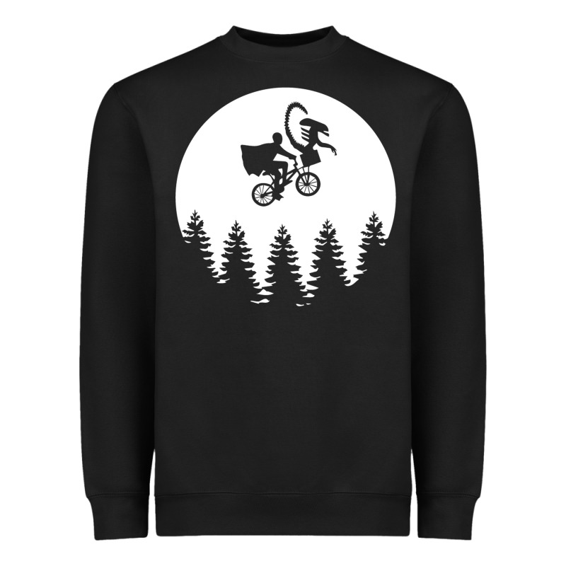 Xenomorph Phone Home Funny Heavyweight Sweatshirt by artisFamous | Teevron