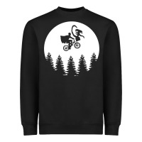 Black xenomorph phone home funny Heavyweight Sweatshirt - artisFamous