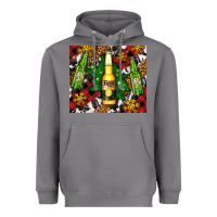 Storm beer bottles with golden snow Heavyweight Hoodie - AdoDesignShop