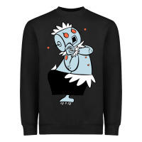 Black The Jetsons funny robot cartoon Heavyweight Sweatshirt - artisFamous