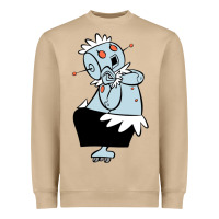Mushroom The Jetsons funny robot cartoon Heavyweight Sweatshirt - artisFamous