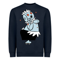 Navy The Jetsons funny robot cartoon Heavyweight Sweatshirt - artisFamous