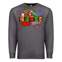 Charcoal Heather mexican nurse Premium Sweatshirt - AdoDesignShop