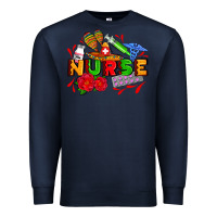 Navy mexican nurse Premium Sweatshirt - AdoDesignShop