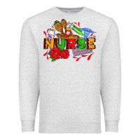 Oatmeal Heather mexican nurse Premium Sweatshirt - AdoDesignShop
