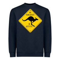 Navy no kangaroos in austria Heavyweight Sweatshirt - artisFamous
