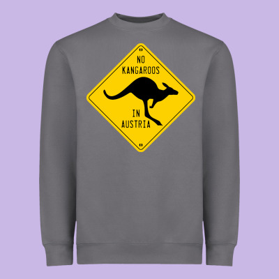 No Kangaroos In Austria Heavyweight Sweatshirt Designed By Artisfamous