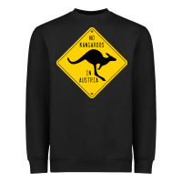 Black no kangaroos in austria Heavyweight Sweatshirt - artisFamous