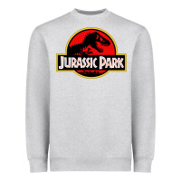 Heather Grey jurassicc park cartoon Heavyweight Sweatshirt - artisFamous