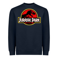 Navy jurassicc park cartoon Heavyweight Sweatshirt - artisFamous