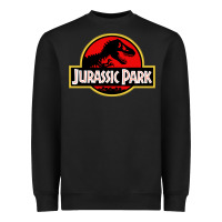 Black jurassicc park cartoon Heavyweight Sweatshirt - artisFamous