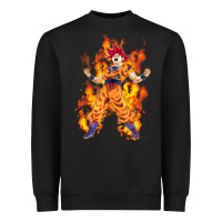 Black goku super sayan Heavyweight Sweatshirt - artisFamous