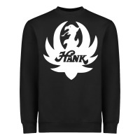 Black white and black hank art Heavyweight Sweatshirt - artisFamous