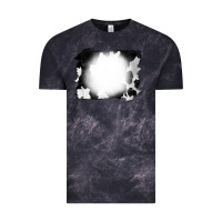 Cloud Black Cowhide Bleached Vintage Tee - CowCowDesign