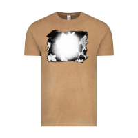 Vintage Camel Cowhide Bleached Vintage Tee - CowCowDesign