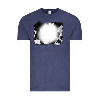 Vintage Denim Cowhide Bleached Vintage Tee - CowCowDesign