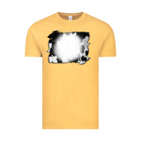 Vintage Mustard Cowhide Bleached Vintage Tee - CowCowDesign