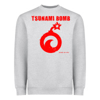 Heather Grey tsunami bomb trust no one Heavyweight Sweatshirt - artisFamous