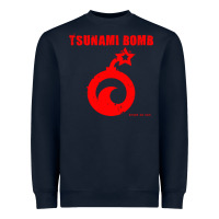 Navy tsunami bomb trust no one Heavyweight Sweatshirt - artisFamous