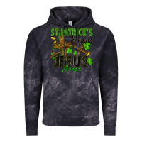 Cloud Black St. Patrick's knows Jesus arose Vintage Hoodie - FaDigitalArtStudio