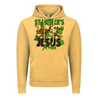Vintage Mustard St. Patrick's knows Jesus arose Vintage Hoodie - FaDigitalArtStudio