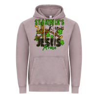 Vintage Zinc St. Patrick's knows Jesus arose Vintage Hoodie - FaDigitalArtStudio