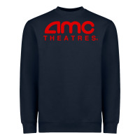 Navy cinema amc theaters merch Heavyweight Sweatshirt - artisFamous