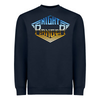 Navy NIGHT RANGER Music Heavyweight Sweatshirt - artisFamous
