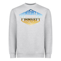 Heather Grey NIGHT RANGER Music Heavyweight Sweatshirt - artisFamous