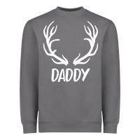 Daddy Deer Heavyweight Sweatshirt | Teevron