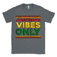 Charcoal Heather juneteenth vibes only Classic Tee - Artiststas