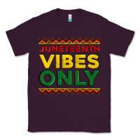 Plum juneteenth vibes only Classic Tee - Artiststas