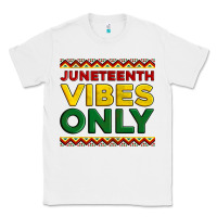 White juneteenth vibes only Classic Tee - Artiststas