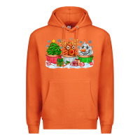Carrot festive christmas cupcakes Premium Hoodie - CowhideDigitalArt