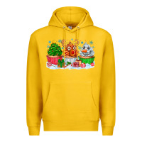 Lemon festive christmas cupcakes Premium Hoodie - CowhideDigitalArt